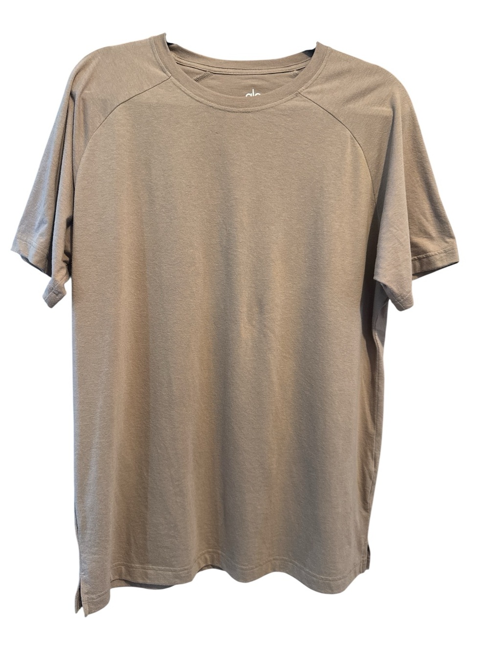 ALO Yoga Men's Short-Sleeve Crew T-Shirt in Taupe